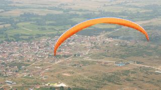 降落伞滑翔机视频素材模板下载
