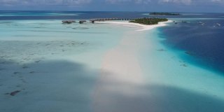 马尔代夫的一个美丽的蜜月私人岛屿
