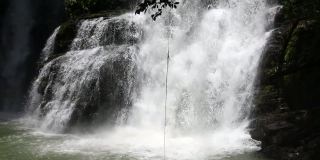 哥斯达黎加丛林里的神奇瀑布