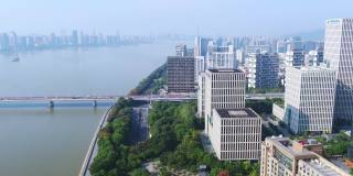 杭州钱江新城的城市景观