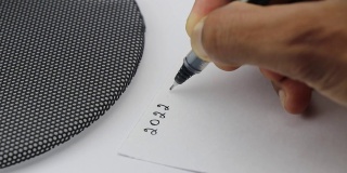 2022年的目标:用黑色钢笔在笔记本的单行页面上手写