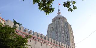 Jagannath寺庙的美丽景色，Jagannath寺庙位于印度恰尔肯德邦兰契的一个小山丘上。