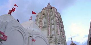 Jagannath寺庙的美丽景色，Jagannath寺庙位于印度恰尔肯德邦兰契的一个小山丘上。