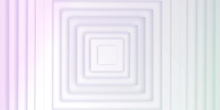 动画甜和踢在蓝色和粉红色的文字在同心圆的正方形在苍白的背景