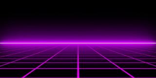 发光的紫色网格线跟踪