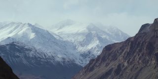 塔吉克斯坦帕米尔雪山的山峰