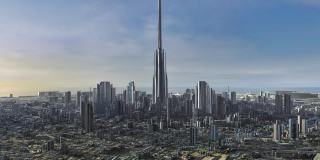 智慧城市概念摩天大楼