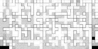 黑白方块8位像素背景，像素方块，单色数字方块信号