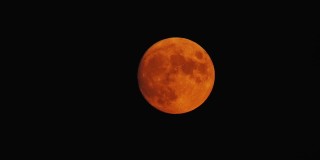 傍晚的天空与丰收，猎人大月亮通过长焦望远镜拍摄。