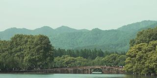 中国杭州西湖风景。