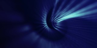 空灵的蓝色螺旋光隧道背景动画