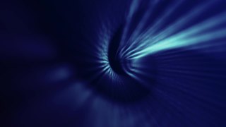空灵的蓝色螺旋光隧道背景动画视频素材模板下载