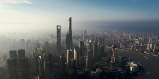 上海天际线鸟瞰
