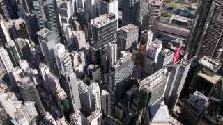 香港中环大厦视频素材模板下载