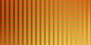 动画甜文本在黄色与五颜六色的几何形状在波动的橙色条纹
