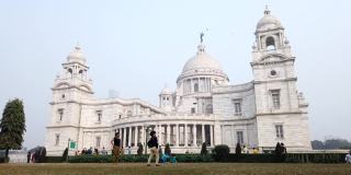 维多利亚纪念堂，加尔各答，加尔各答，西孟加拉邦，印度。印度建筑的历史纪念碑。
