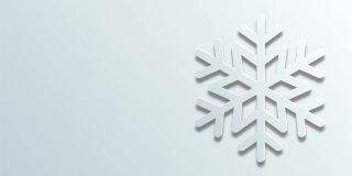 白色的雪花复制空间背景动画素材视频-圣诞节的概念，新年，冬天，购物，市场营销，企业和商业-贺卡动画-包括绿色屏幕的色彩键控