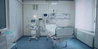 配备现代化设备的康复病房。配备现代医疗设备的病房，可在大流行期间挽救病人的生命。新型冠状病毒肺炎