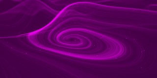 漩涡状的波浪线与粒子紫色天鹅绒紫色