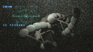 外星人DNK的分子结构动画视频素材模板下载