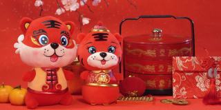 中国传统布娃娃老虎，2022年是虎年，