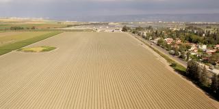 Nir david农业鸟瞰图，以色列