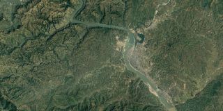 基础设施延时世界上最大的水力发电三峡大坝