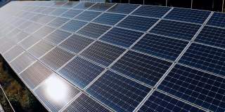 可替代环保绿色太阳能技术。电力工业太阳能电池板领域。