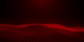 波粒子抽象背景红色