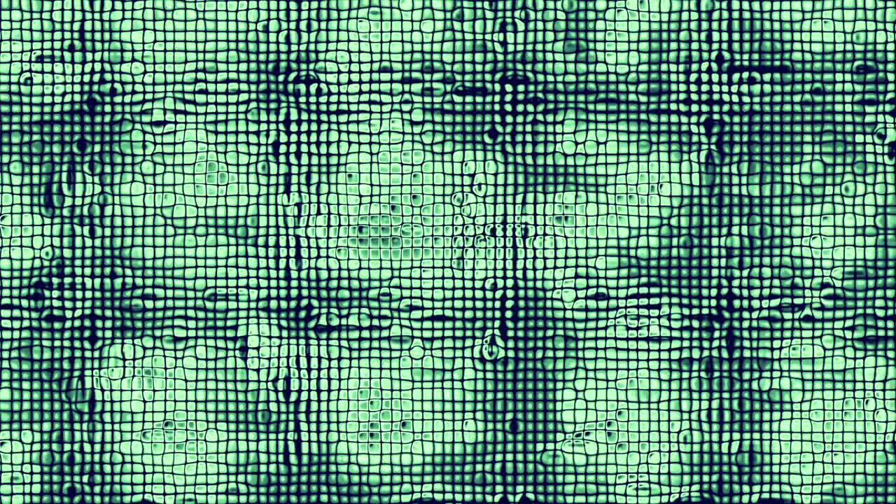 绿色Led Dots运动背景可循环股票视频-技术的概念，商业，工业，市场营销，社交媒体，艺术，商业，加密货币，非功能性金融，区块链和各种主题