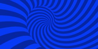 几何错觉隧道抽象背景2蓝色