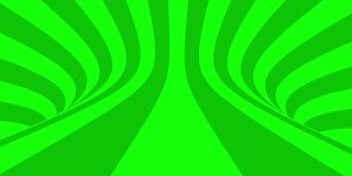 几何幻象隧道抽象背景绿色