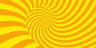 几何幻象隧道抽象背景2橙色