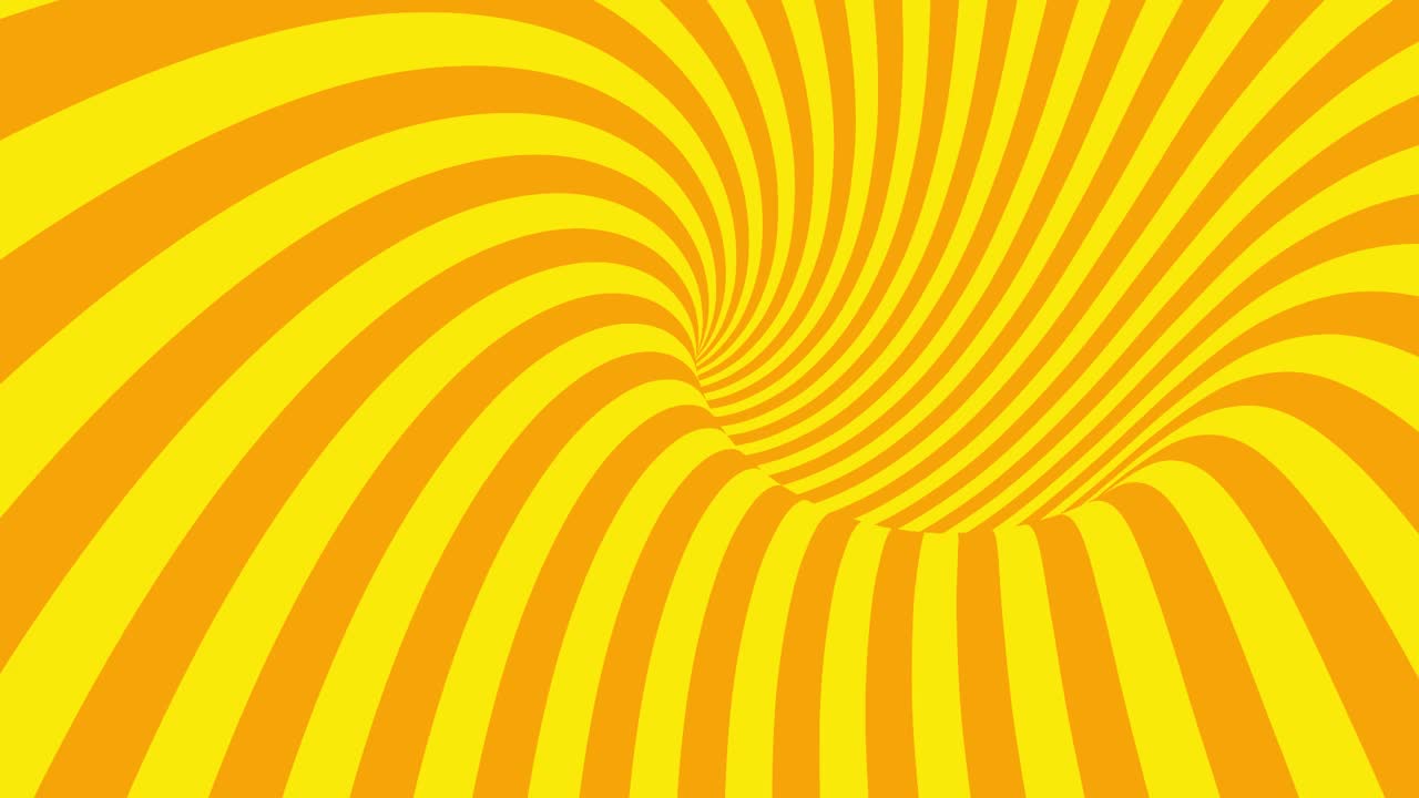 几何幻象隧道抽象背景3橙色