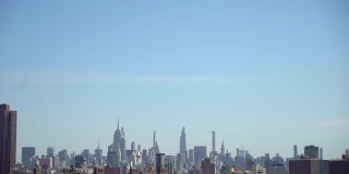 纽约，曼哈顿中城。摩天大楼和高楼，城市天际线