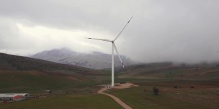 风力发电厂中的风力涡轮机