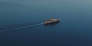 伊斯坦布尔博斯普鲁斯船舶运输在马尔马拉海