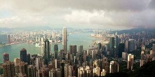 香港从早到晚的影像