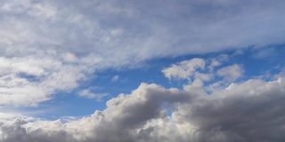 蓝天上的云景