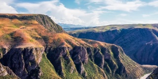 新疆大峡谷鸟瞰图