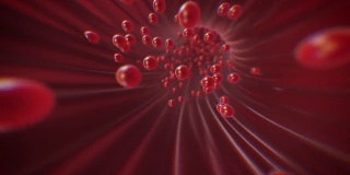 红色隧道循环粒子4K分辨率