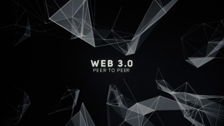 Web 3.0文字网络路径行货币推广介绍。抽象的几何背景与连接的点和线。数字技术与通信概念。股票插图背景，连接，技术，白色，计算机网络视频素材模板下载