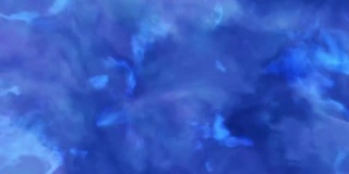 蓝色迷幻背景烟在运动星云空间云宇宙运动星系宇宙三维插图