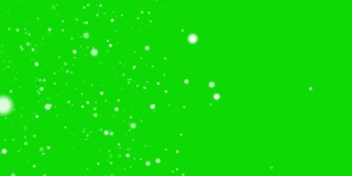 高细节和孤立的降雪开始在绿色屏幕上。圣诞节的概念，短片效果，下雪，电影工业，动画，雪花，下雪，自然灾害关键词: