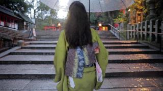 优雅的日本女人在日本京都视频素材模板下载