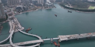 4K镜头的香港城市-将军澳