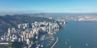 4K镜头的香港城市-将军澳