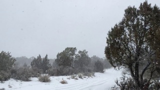 暴风雪暴风雪在强风科罗拉多冬季降雪在山脉沙漠和河流极端天气条件视频系列视频素材模板下载