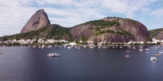 弗拉门戈垃圾填埋场，瓜纳巴拉湾，里约热内卢，RJ，无人机航拍，2022年。