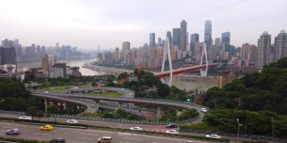 重庆城市景观和道路交通延时拍摄